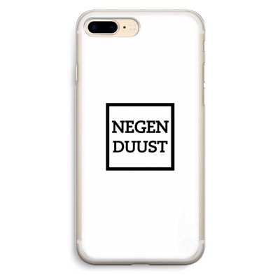 Negenduust vierkant: iPhone 7 Plus Transparant Hoesje