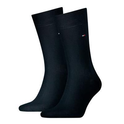 Tommy Hilfiger Sock classic 2 pack 322 dark navy donkerblauw maat 4346
