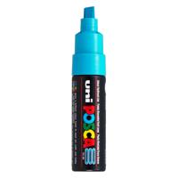Uni Posca verfmarker 8k turquoise - beitelpunt 8mm