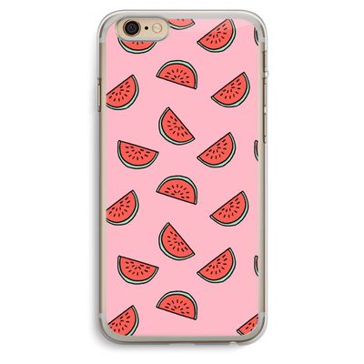Watermeloen: iPhone 6 Plus / 6S Plus Transparant Hoesje