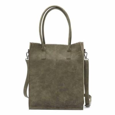 Zebra Trends - Natural Bag Shopper L - Kartel Rosa Olive