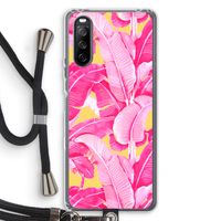 Pink Banana: Sony Sony Xperia 10 III Transparant Hoesje met koord