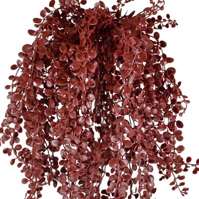 Dischidia kunst hangplant 40cm UV Burgundy