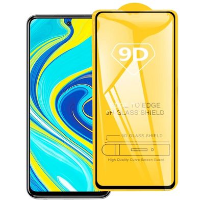 Voor Xiaomi Redmi Note 9 9D Full Glue Full Screen Tempered Glass Film