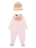 Versace Kids trousseau de naissance à logo imprimé - Rose