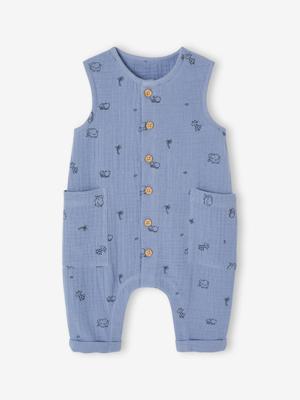 Boxpakje van katoengaas blauw Boxpakje van katoengaas blauw