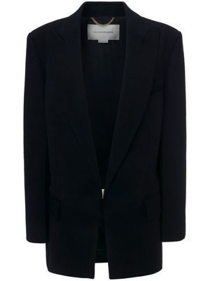 Victoria Beckham blazer en cachemire mélangé - Bleu