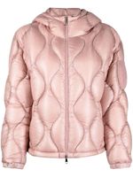 Moncler doudoune courte Anthon à capuche - Rose - thumbnail