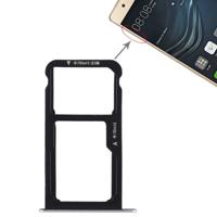 SIM-kaart lade + SIM-kaart lade/micro SD-kaart voor Huawei P9 Lite (zilver)