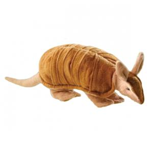 Semo Knuffeldier Gordeldier Armadillo - pluche dieren knuffel - 28 cm - bruin