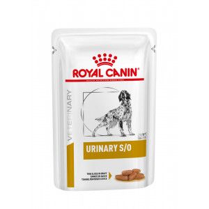 Royal Canin Veterinary Urinary S/O Slices in Gravy natvoer hond 8 dozen (96 x 100 g)