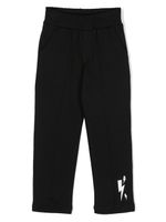 Neil Barrett Kids pantalon de jogging à logo imprimé - Noir