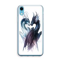 Yin Yang Dragons: iPhone XR Transparant Hoesje