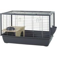 ZOLUX Néolife draadkooi voor cavia's en knaagdieren - 80 x 52,5 x 48 cm - Grijs