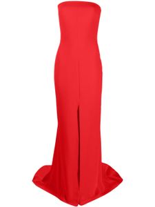 Solace London robe-bustier Willa longue - Rouge