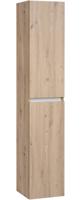 Saqu Gaia hoge kast rechts 35x34x180cm naturel eiken