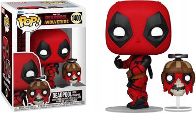 Deadpool & Wolverine Funko Pop Vinyl: Deadpool with Headpool