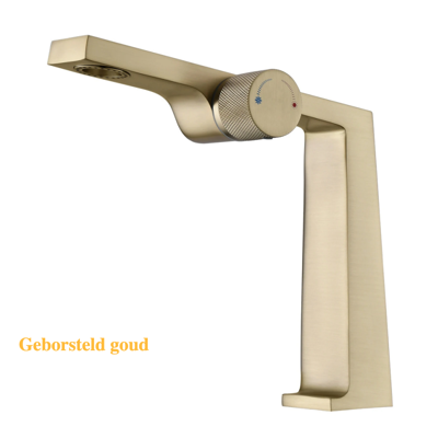AurumFlow Luxe Roze Gouden Wastafelkraan