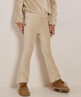 flared fit broek rib velvet