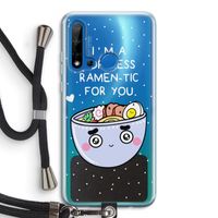 I'm A Hopeless Ramen-Tic For You: Huawei P20 Lite (2019) Transparant Hoesje met koord