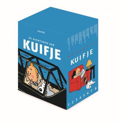 Hergé Kuifje   verzamelbundel   Verzamelbox Kuifje (blauw)