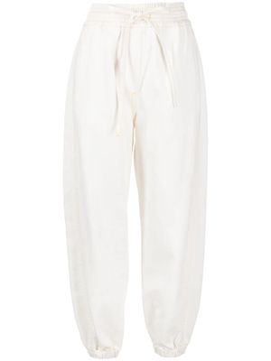 3.1 Phillip Lim jean boyfriend à lien de resserrage - Blanc