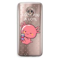 Love You A Lotl: Motorola Moto G6 Transparant Hoesje - thumbnail