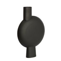 Vaas deco Benoa Mat zwart L Vaas deco Benoa Mat zwart L