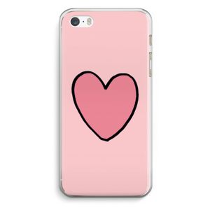 Hartje: iPhone 5 / 5S / SE Transparant Hoesje