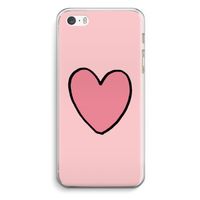 Hartje: iPhone 5 / 5S / SE Transparant Hoesje