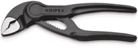 Knipex Cobra® XS Pijp- en Waterpomptang | 100 mm Lengte | Ruwe Oppervlakken | Reliëf | Grijs Geatramenteerd - 87 00 100 BK