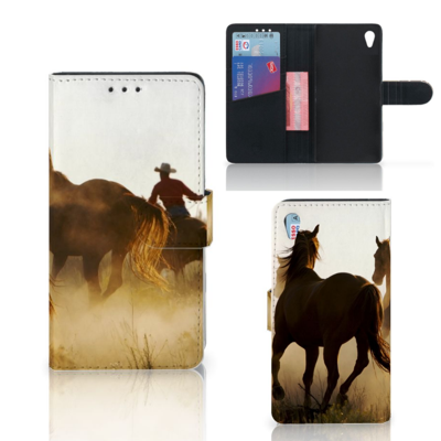 Sony Xperia Z3 | Telefoonhoesje | Met pasjeshouder | Design Cowboy