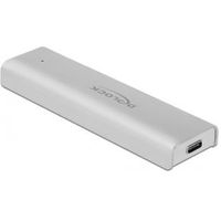 DeLOCK 42634 behuizing voor opslagstations SDD-behuizing Zilver M.2