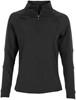 Reece 808657 Racket Stretched Fit Quarter Zip Top Ladies - Black - XL