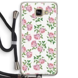 Kleine roosjes: Samsung Galaxy A5 (2016) Transparant Hoesje met koord