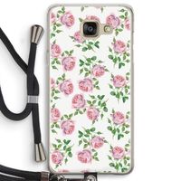 Kleine roosjes: Samsung Galaxy A5 (2016) Transparant Hoesje met koord