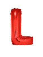 Folieballon Rood Letter 'L' Groot
