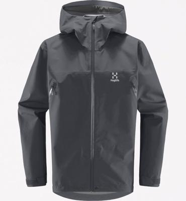 Haglofs Roc Gtx Jas Heren Hardshell Jas Magnetite Solid M