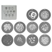 Nanlite FM-mount Projection Attachment GOBO Set 2 (10pcs) (AS-GB-FMM-SET2)