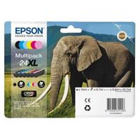 Inktcartridge Epson 24XL T2438 zwart + 5 kleuren