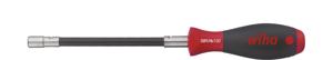 Wiha 38614 Schroevendraaier met bithouder SoftFinish klemming met borgring Flexibele schacht, 1/4" 150 mm - 01479