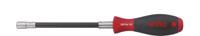 Wiha 38614 Schroevendraaier met bithouder SoftFinish klemming met borgring Flexibele schacht, 1/4" 150 mm - 01479
