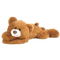 Knuffel - beer - groot - lichtbruin - liggend - 120 cm Knuffel - beer - groot - lichtbruin - liggend - 120 cm