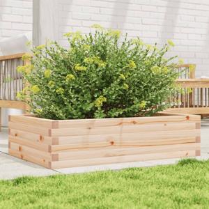 VidaXL Plantenbak 90x60x23 cm massief grenenhout