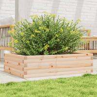 VidaXL Plantenbak 90x60x23 cm massief grenenhout