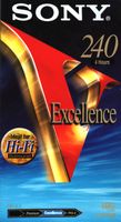 Sony VHS videoband V 240 HiFi Excellence 4-uur - thumbnail