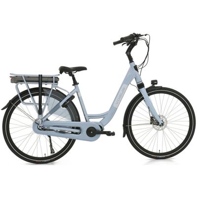 Vogue Elektrische Stadsfiets Infinity Hydraulic 28 Inch 49 Cm Dames 8v Hydraulische Schijfrem Lichtblauw