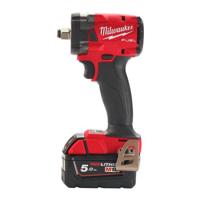 Milwaukee compacte accu slagmoersleutel met frictiering - M18 FIW2F12-502X - 18V - incl. 5.0 Ah accu&apos;s [2st] en lader in koffer