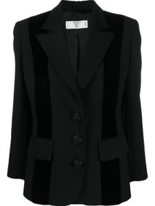 Valentino Garavani Pre-Owned blazer à simple boutonnage (années 1980) - Noir