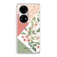 Sweet heaven geometrics: Huawei P50 Pro Transparant Hoesje